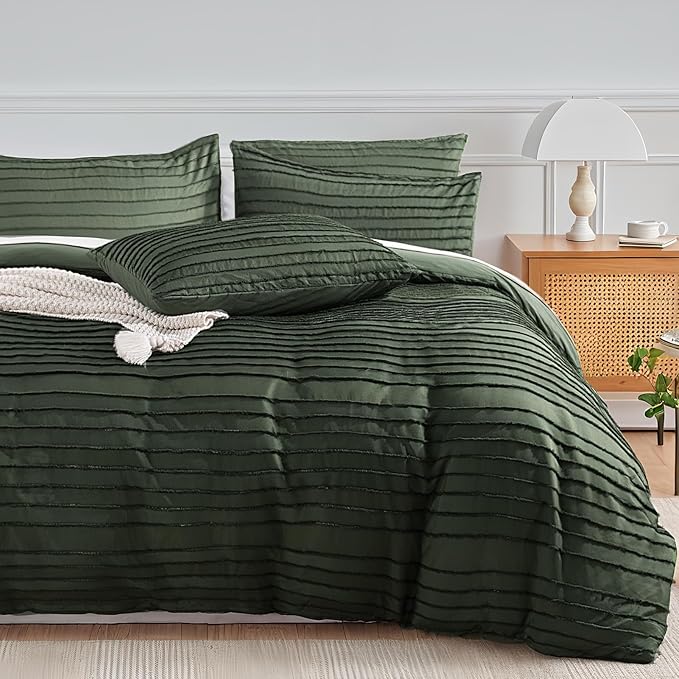 NEXHOME PRO Duvet Cover Full, 3 Pieces Boho Tufted Duvet Cover Set, Soft and by NEXHOMEPRO