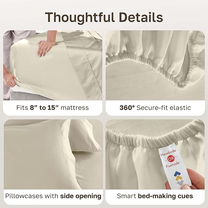 California Design Den Split King Sheet Set - Image 6