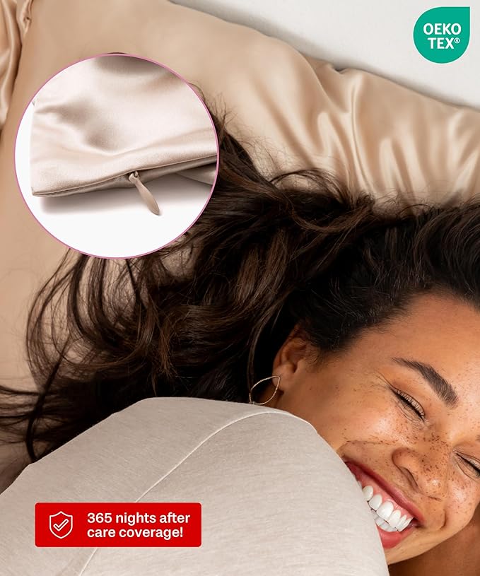 PREMIUM LUXSILK™ Silk Pillow Cases 2 PACK | 22 Momme Mulberry Silk Pillowcase - Image 5