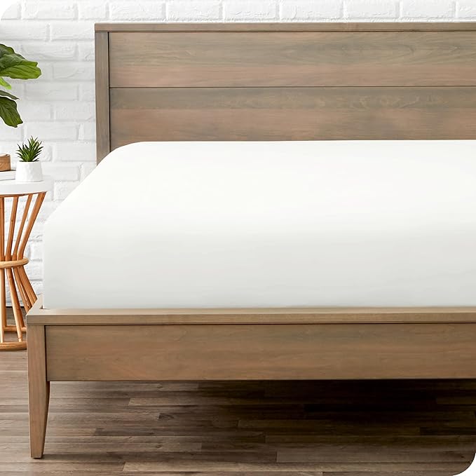 Bare Home Fitted Bottom Sheet Full XL Size by BareHome