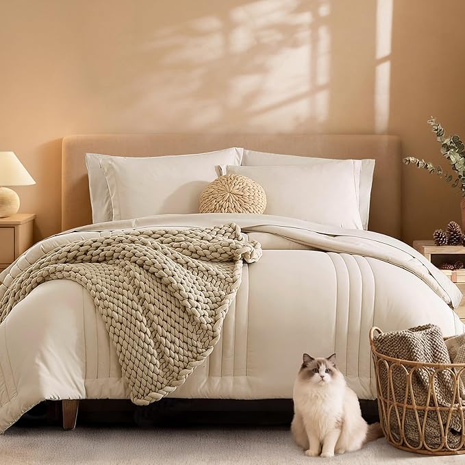 Monbix Twin XL Size Comforter Set by Monbix