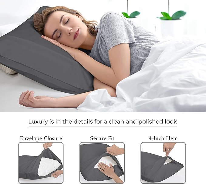 Royale Linens King Pillowcase Set of 2 - Image 7