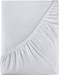 Royale Linen 400 Thread Count 100% American Grown Cotton Fitted Sheet Twin Size by ROYALELINENS