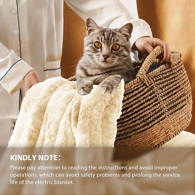 Homemate Heated Blanket Electric Throw - Image 6