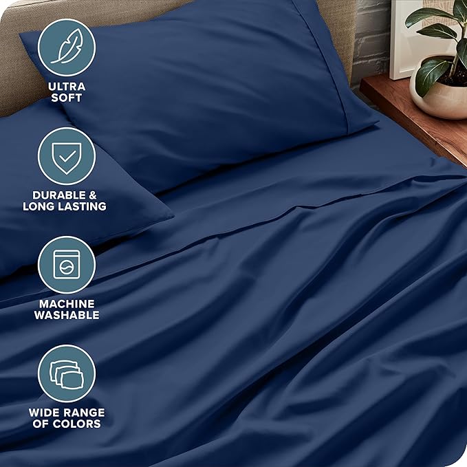 Bare Home Short Queen Sheet Set - Image 4