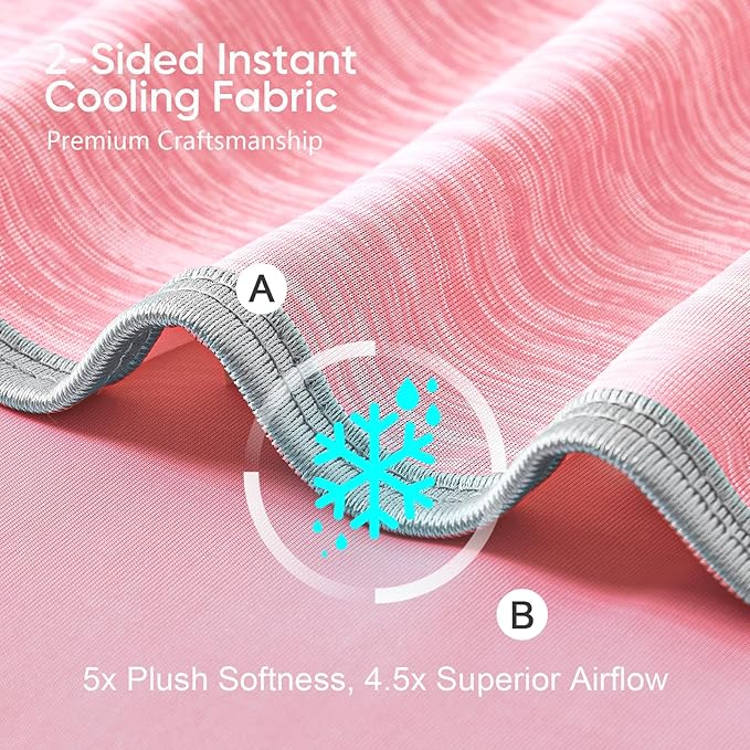 KMUSET Cooling Blanket Full Size（80"x90", Double Sided Summer Cooling Blankets - Image 3