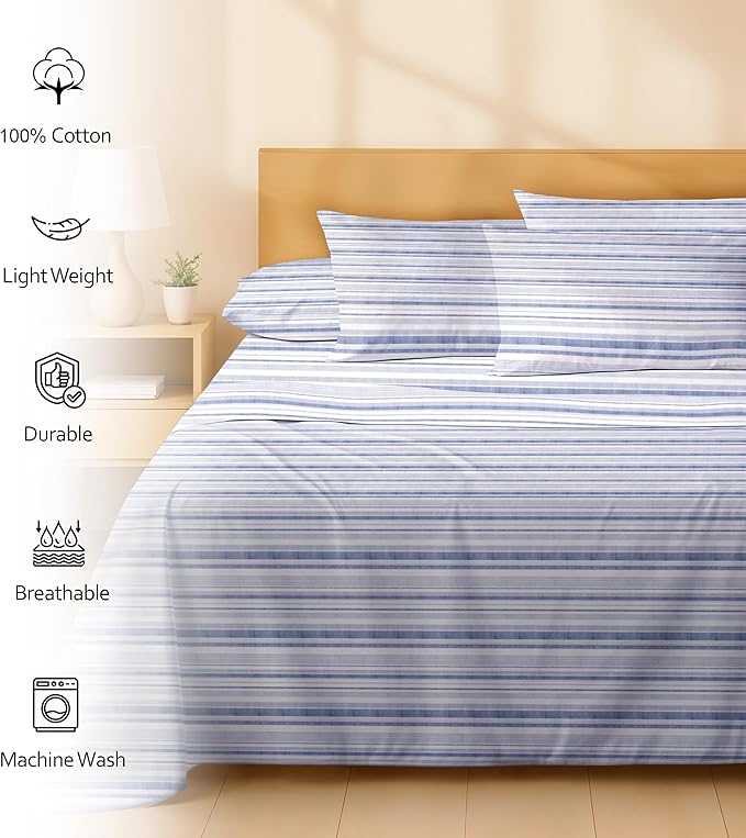 RUVANTI 4 Pcs Cotton Sheets - Image 2