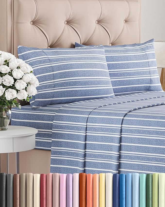 Queen Size 4 Piece Sheet Set by CGKUnlimited