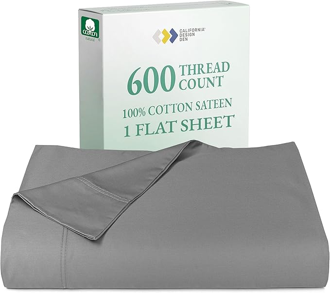 California Design Den Queen Size Flat Sheet Only by CaliforniaDesignDen