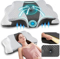 Pain Relief Cervical Pillow for Neck Support, Adjustable Ergonomic Pillow Cozy by QIUBABYO