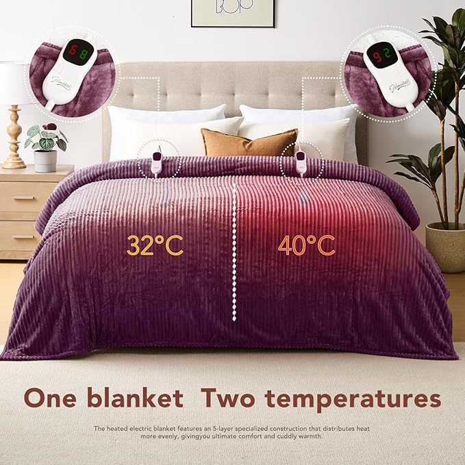 Homemate Electric Heated Blanket King Size - Image 8