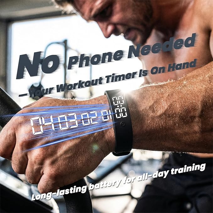 Vibrating Alarm Clock Watch Silent Alarms Wristband Wrist Bands - Image 5