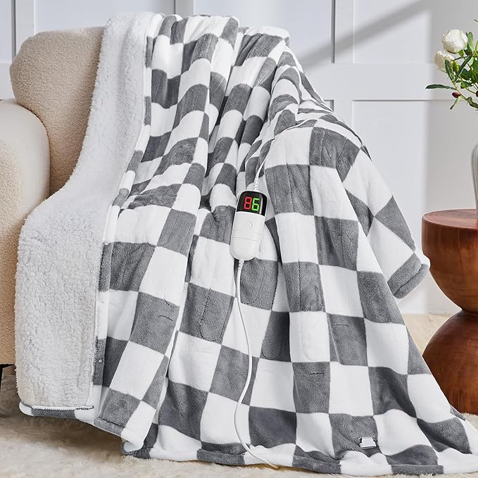 Heated Electric Blanket Twin Size, 62X84 Heating Blanket by OCTROT