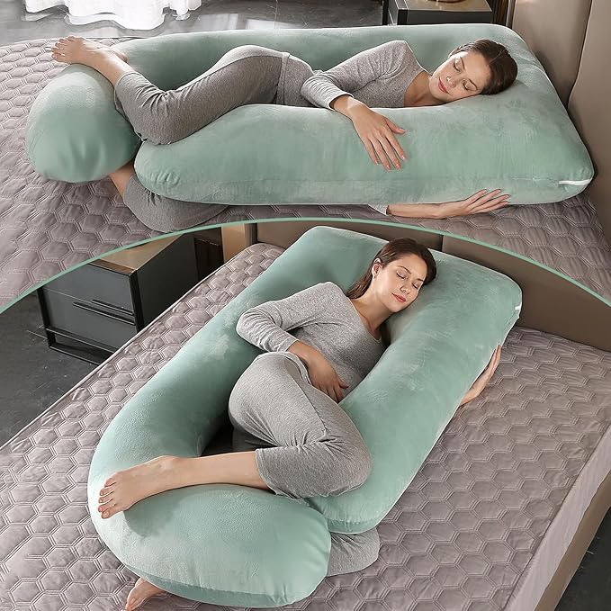 BATTOP Pregnancy Pillows for Sleeping, Full Body Maternity Pillow, Support for - Image 7
