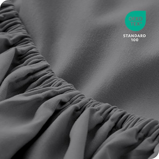 Bare Home 5-Pack Fitted Bottom Sheets Twin - Image 5