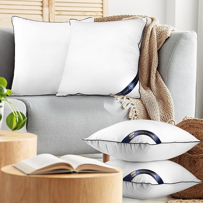 Utopia Bedding Throw Pillow Inserts, 14 x 14 Inches Decorative Indoor Pillows - Image 7