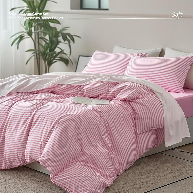 JELLYMONI Queen Duvet Cover Set, Cotton Duvet Cover 2 Pieces - Image 7