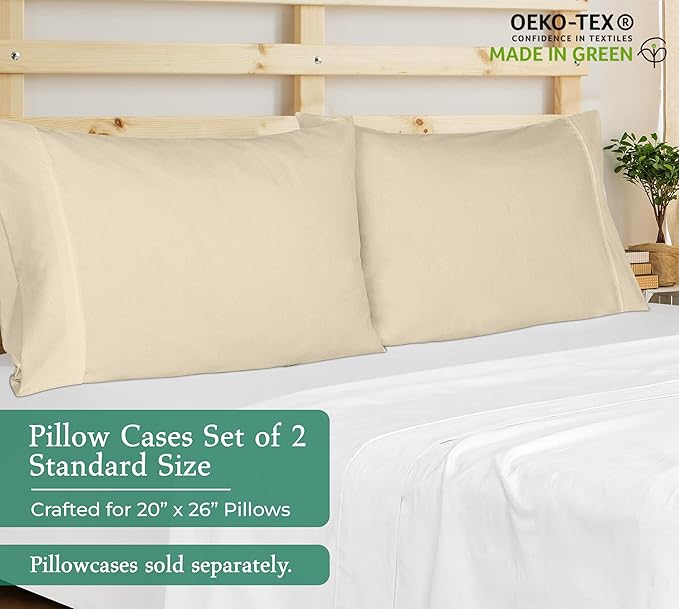 Royale Linens Standard Pillowcase Set of 2 - Image 2