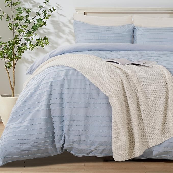 NEXHOME PRO Duvet Cover Full, Soft and Lightweight 100% Washed Microfiber by NEXHOMEPRO