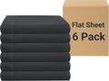 ZPECC Bulk Flat Sheets Only Twin Size 6 Pack, Easy Sort Top Bed Sheet by by ZPECC-ABrandThatHasBeenFocusedOnBabyProductsFor18Years