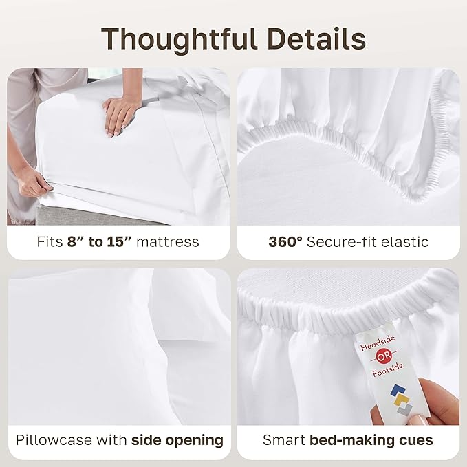 California Design Den Deep Pocket Twin Sheets Set - Image 5