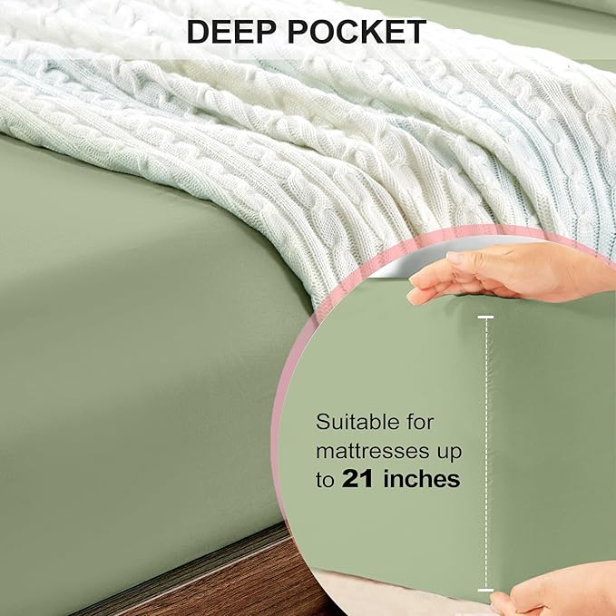 FreshCulture Twin XL Fitted Sheet Only - Image 4
