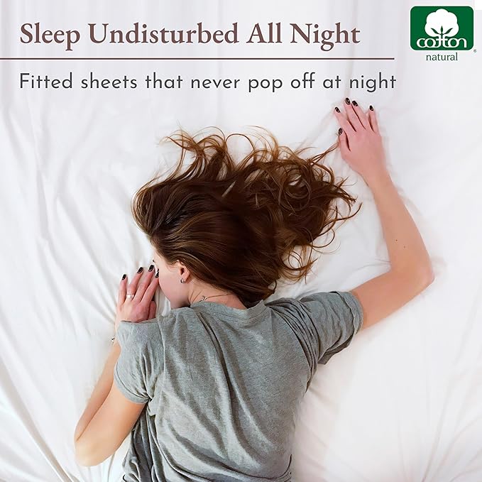 California Design Den Queen Fitted Sheets 2 Pack - Image 6