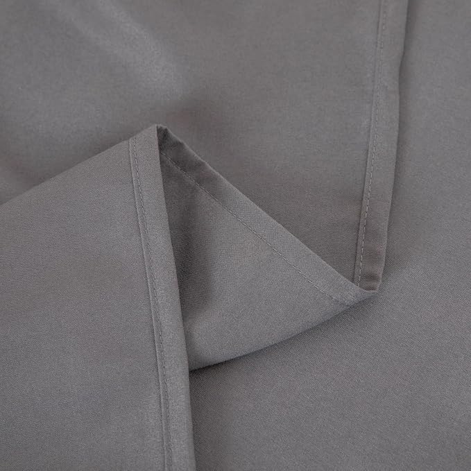 Full Flat Sheet Only， 80x96Inch Dark Gray - Image 7