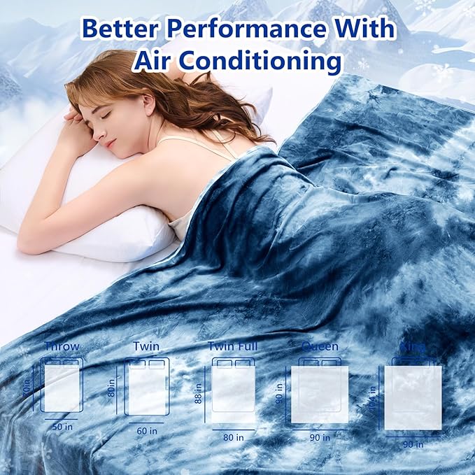 Topcee Cooling Blankets for Hot Sleepers, Arc-Chill Q-Max >0.5 Cool Fiber - Image 8