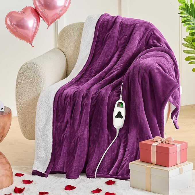 greenoak Heated Blanket Electric Twin 62"X84", Heating Blanket - Image 8