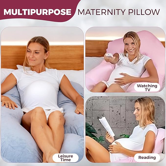 PILLANI Pregnancy Pillows for Sleeping – 57-Inch Maternity Pillow for Pregnant - Image 6