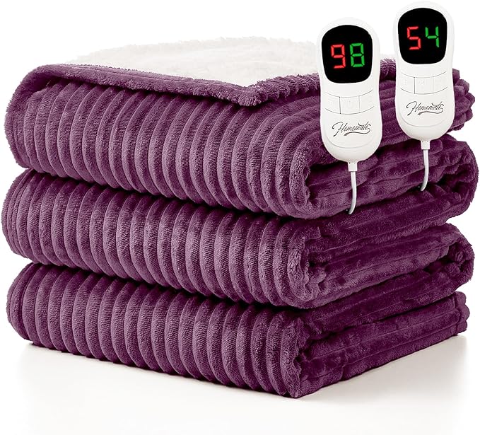 Homemate Electric Heated Blanket Queen Size by Homemate