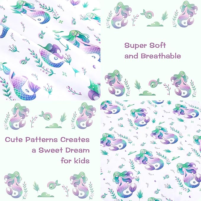 lasoftan Kids Sheet Set Twin Size, Twin Sheet Set - Image 2