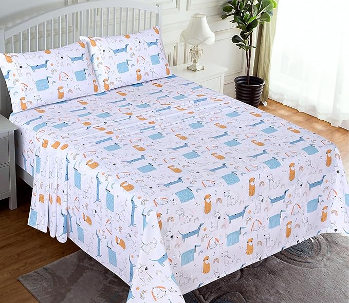 RUVANTI 100% Cotton Sheets – Twin Size Percale Bedding, Cooling & Breathable - Image 2
