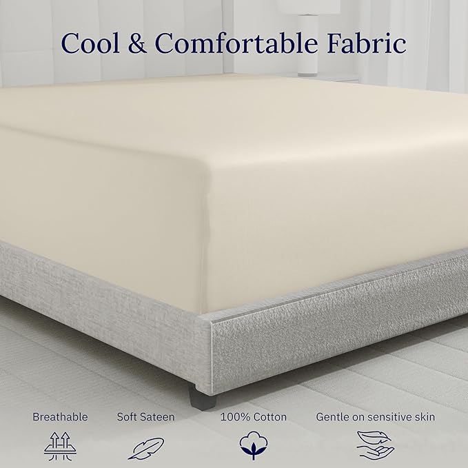 California Design Den Full Size Fitted Sheet Only - Image 8