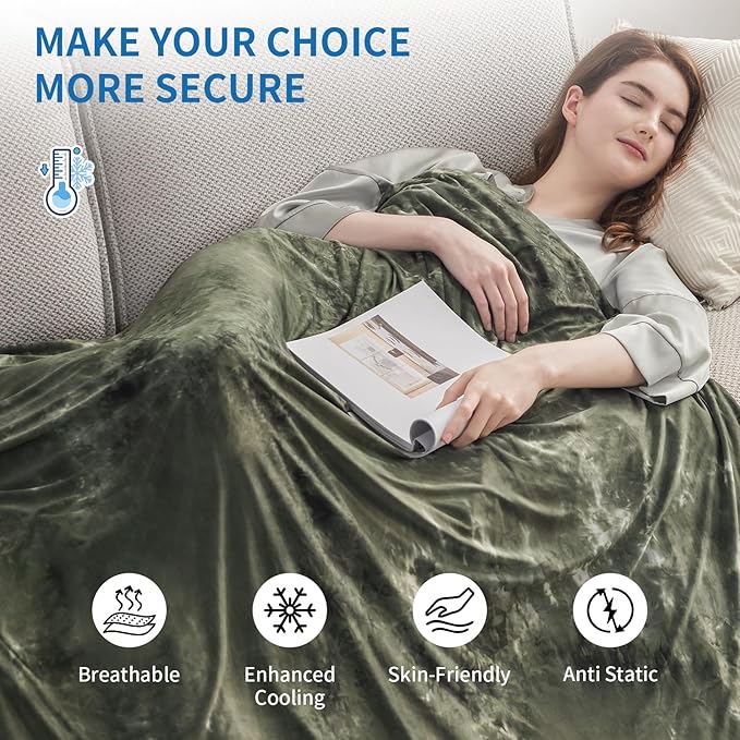 Guohaoi Cooling Throw Blanket for Hot Sleepers, Decortive Tie Dye, Arc-Chill - Image 4