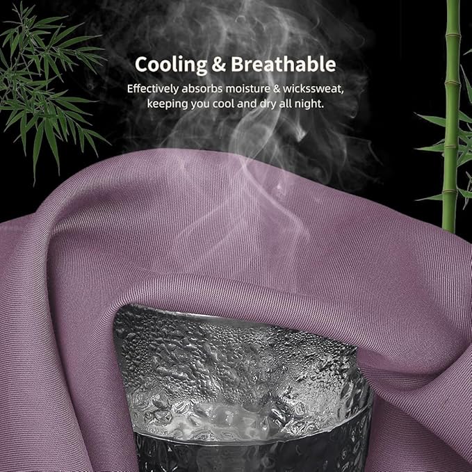 King Pillowcases, Cooling Viscose from Bamboo Pillow Covers - Image 4