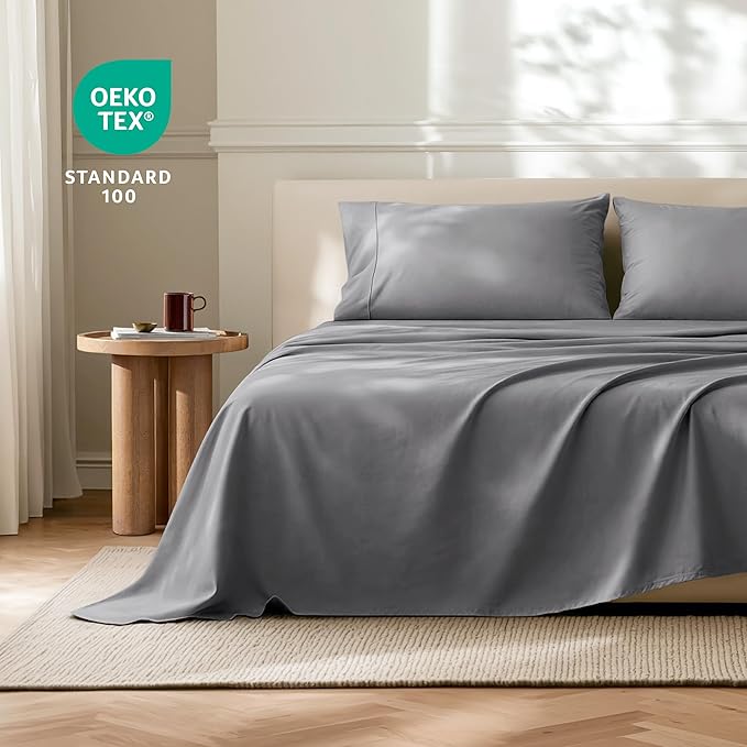 Bare Home Extra Long Flat Sheet - Image 4