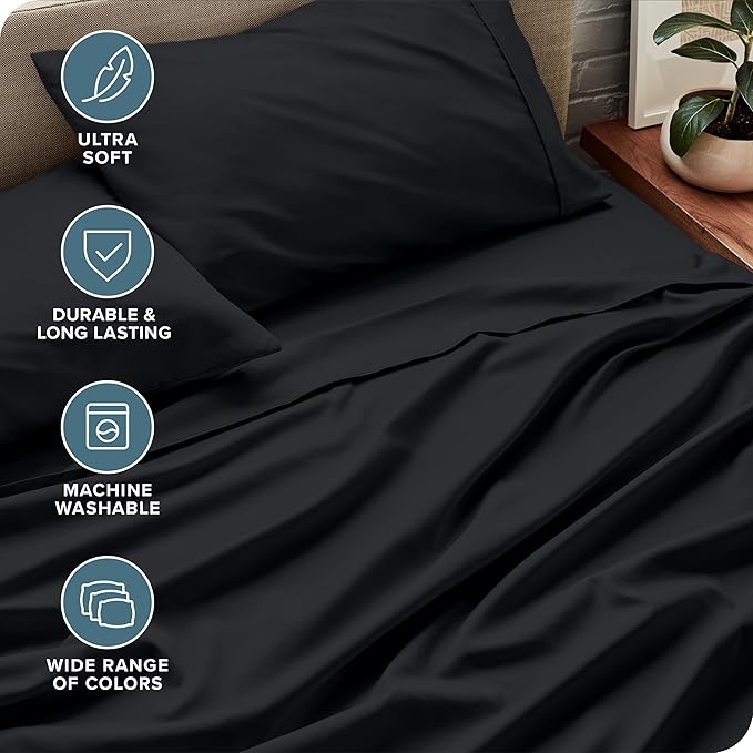 Bare Home California King Sheet Set - Image 4