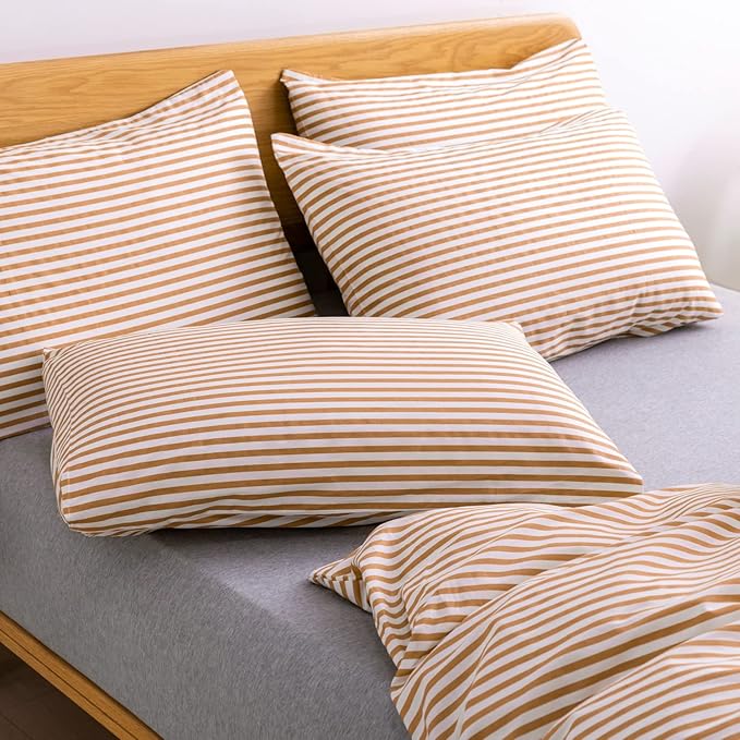 JELLYMONI Full Duvet Cover Set, Cotton Duvet Cover 3 Pieces - Image 7