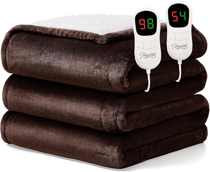 Homemate Electric Heated Blanket Queen Size by Homemate