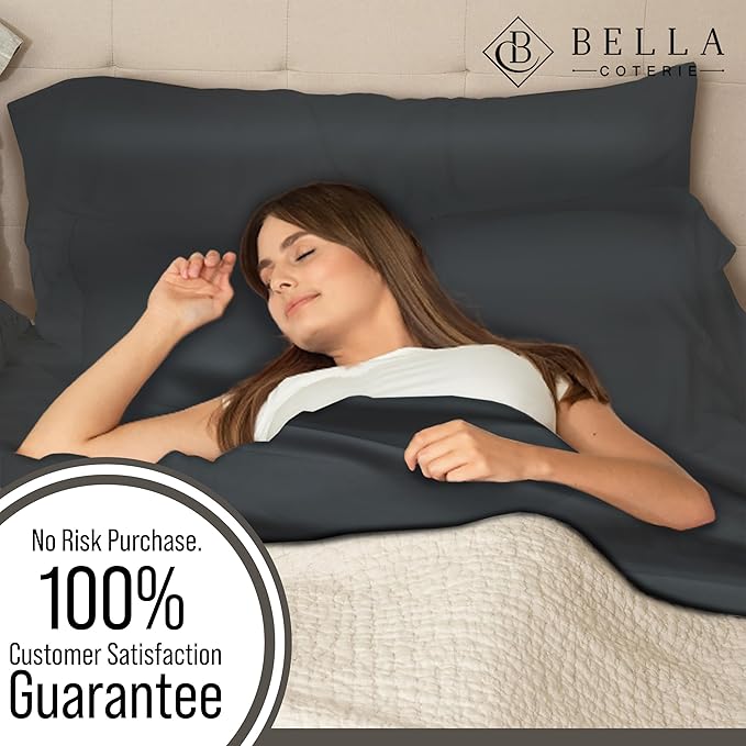 Bella Coterie Luxury Bamboo Viscose King Size Fitted Sheet Only | 100% - Image 5