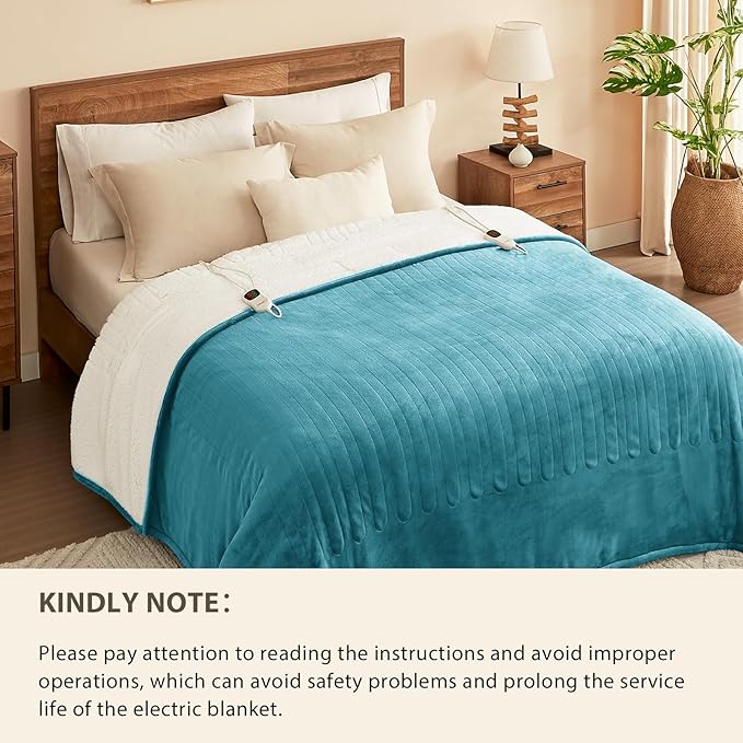 Homemate Electric Heated Blanket Queen - Image 8
