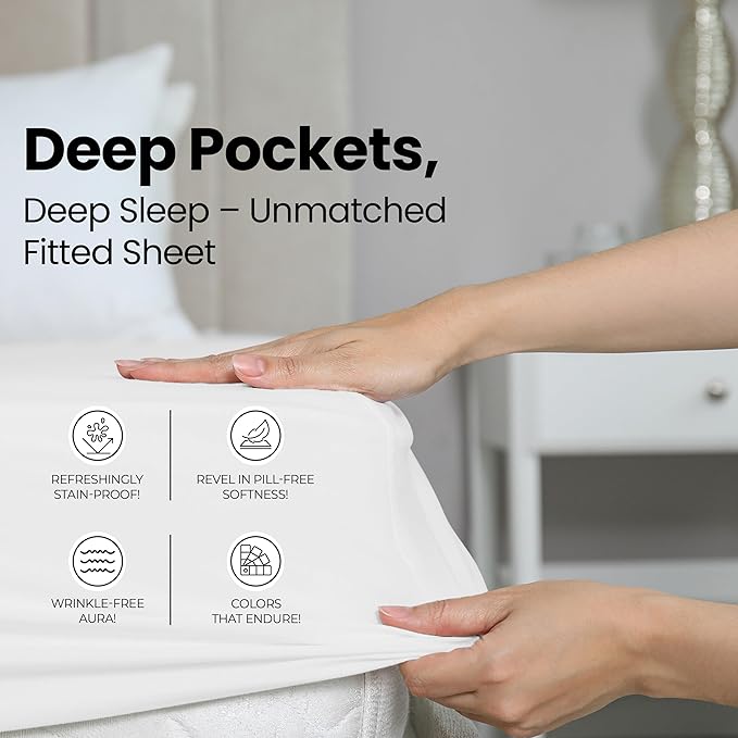 Utopia Bedding Twin XL Fitted Sheet - Image 4