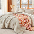 MUXHOMO Queen Comforter Set, All Season Ultra Soft Down Alternative Bedding by MUXHOMO