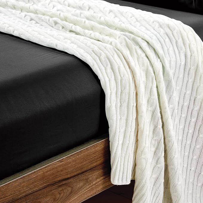 FreshCulture Twin Fitted Sheets, Bulk Pack of 6, Deep Pocket, Soft Microfiber - Image 5