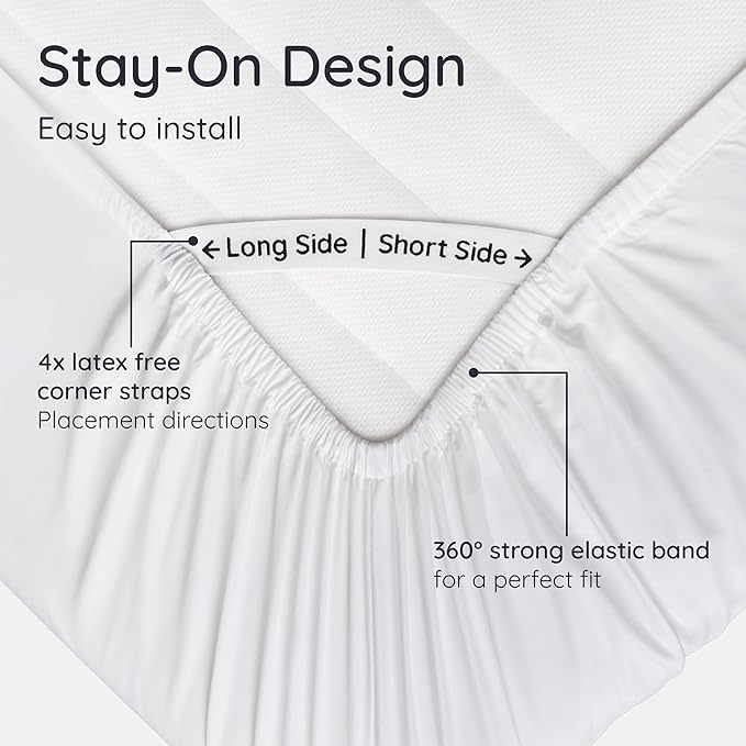 Bambaw White Queen Fitted Sheet - Image 5