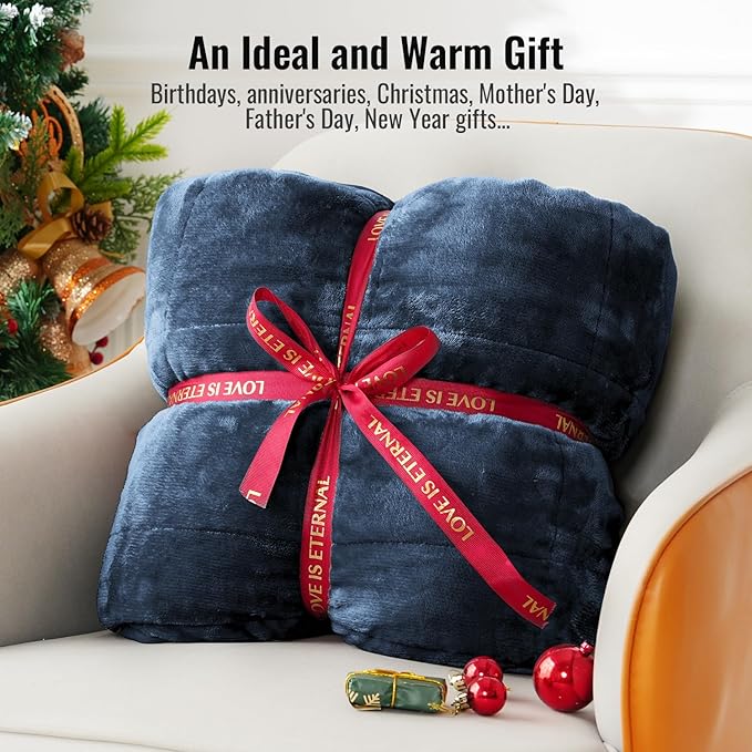 Uttermara Weighted Blanket for Adults, Twin Size 48 x 72 inches 12 lbs Heavy - Image 5