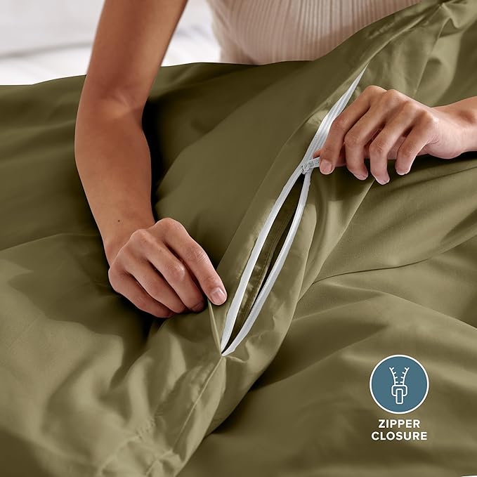 Bare Home Bedding Duvet Cover Queen Size - Image 6