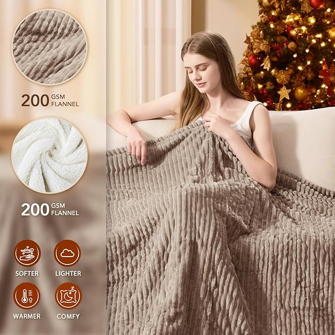 Homemate Electric Blanket Full Size- 72"x84" Heated Blanket Full Size 1/2/4/6/8 - Image 2